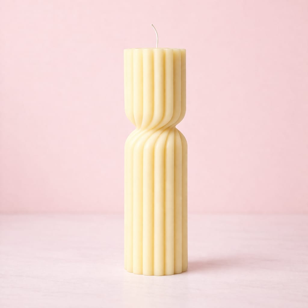 Twisted Long Pillar Candle