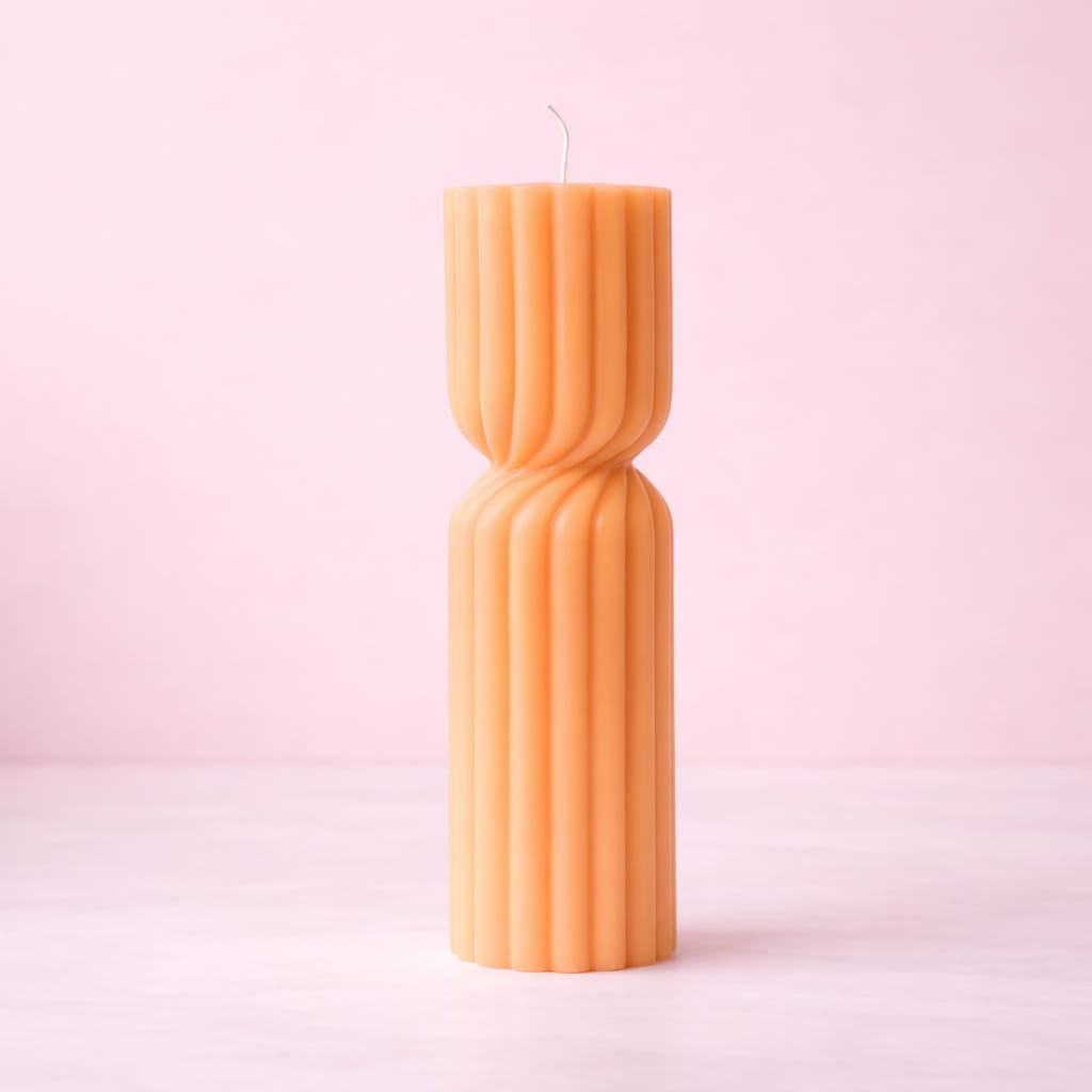 Twisted Long Pillar Candle