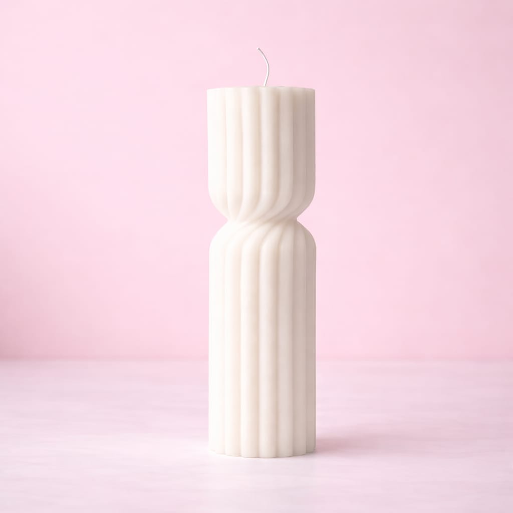 Twisted Long Pillar Candle