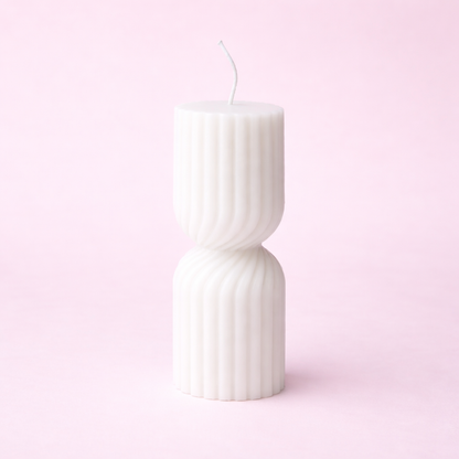 Twisted Pillar Candle