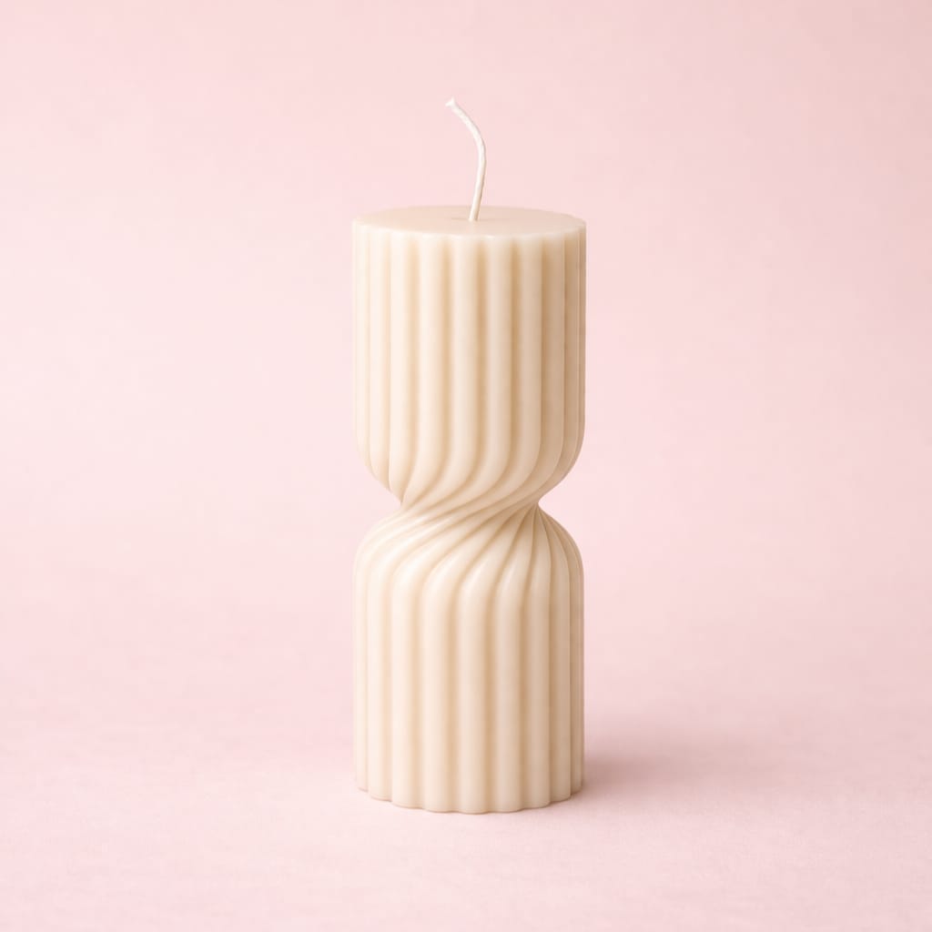 Twisted Pillar Candle