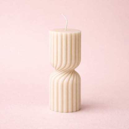 Twisted Pillar Candle