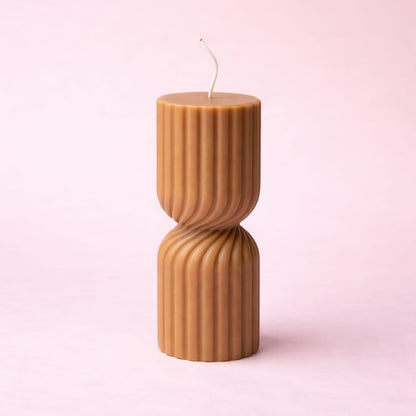 Twisted Pillar Candle