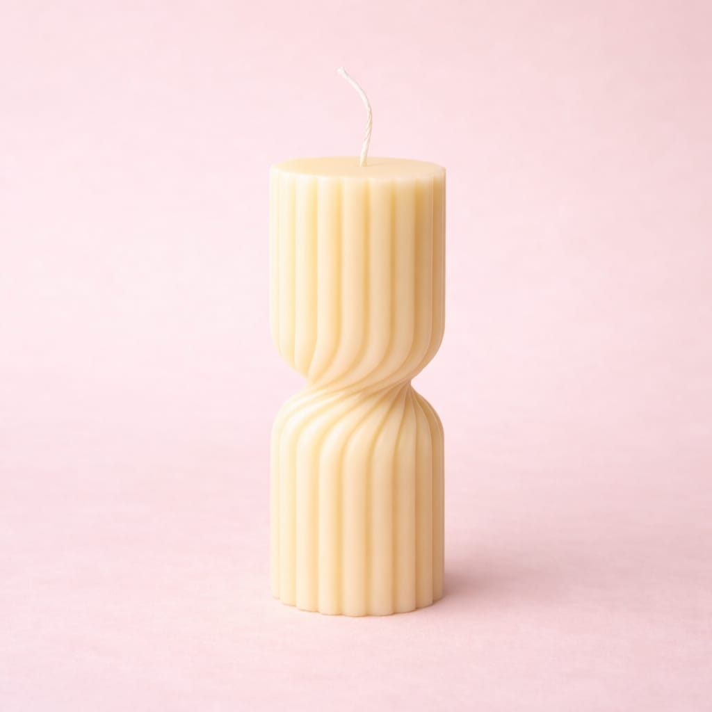 Twisted Pillar Candle
