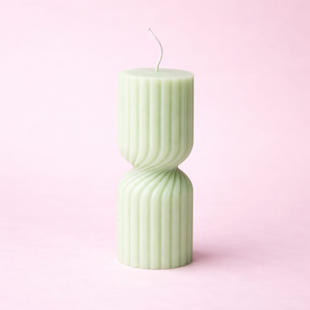 Twisted Pillar Candle