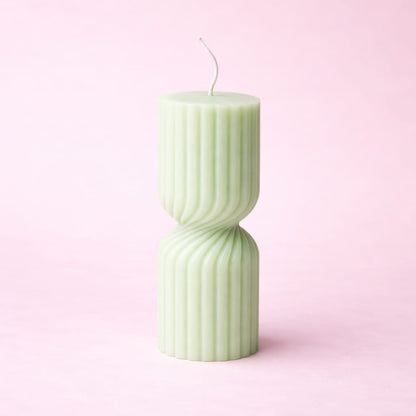 Twisted Pillar Candle