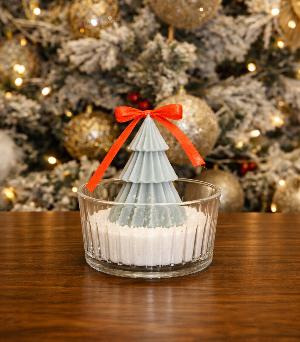 Christmas Tree Candle Jar