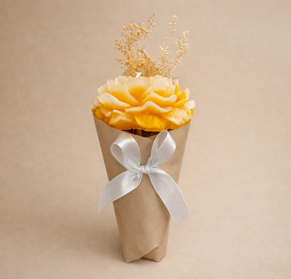 Peony Flower Candle